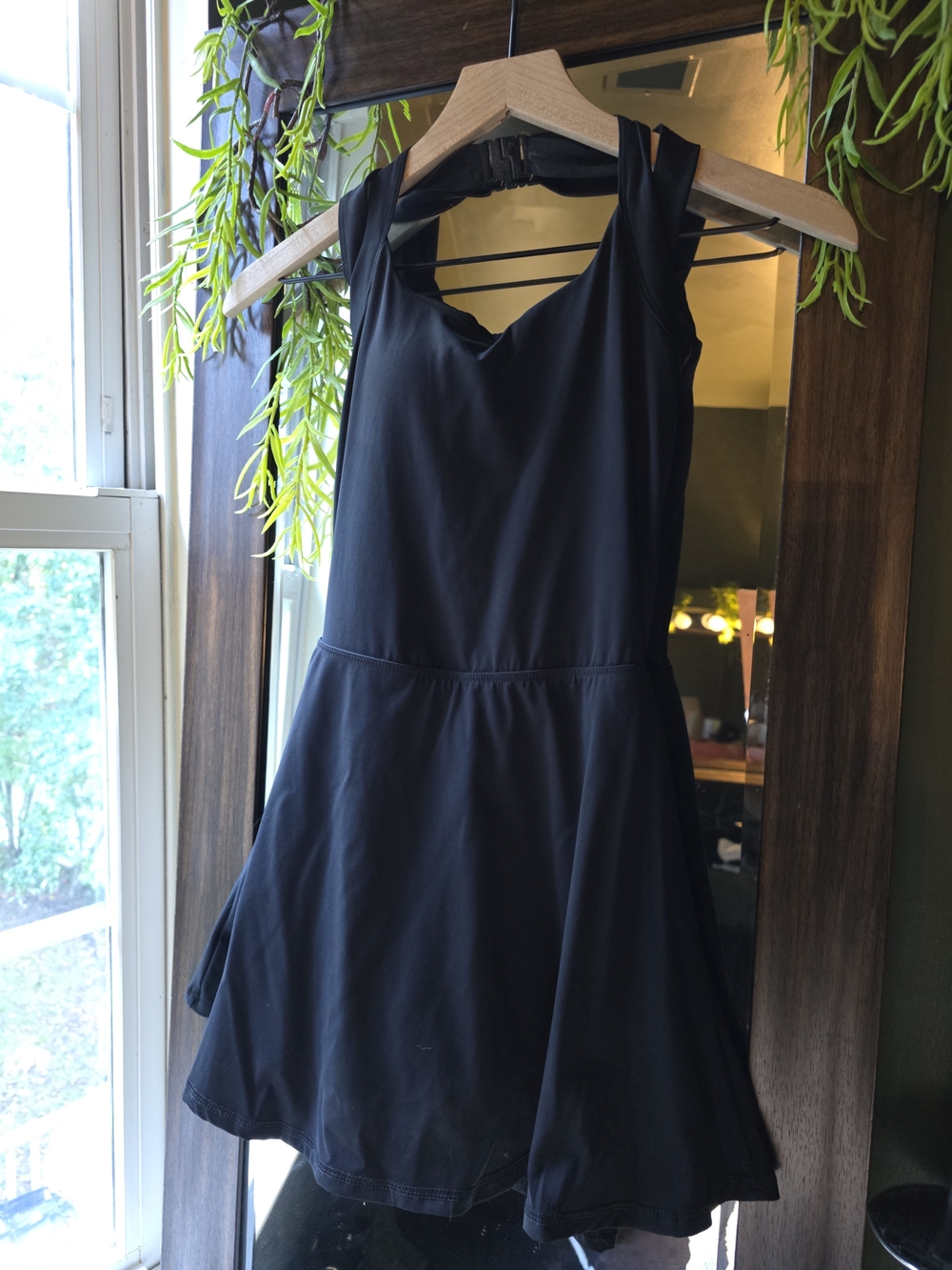 Forever 21 Black Tennis Dress XS Built-In Shorts Pocket Athletic Activewear